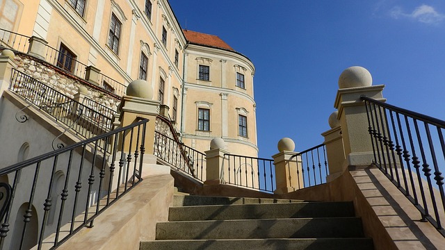schody k zámku Mikulov